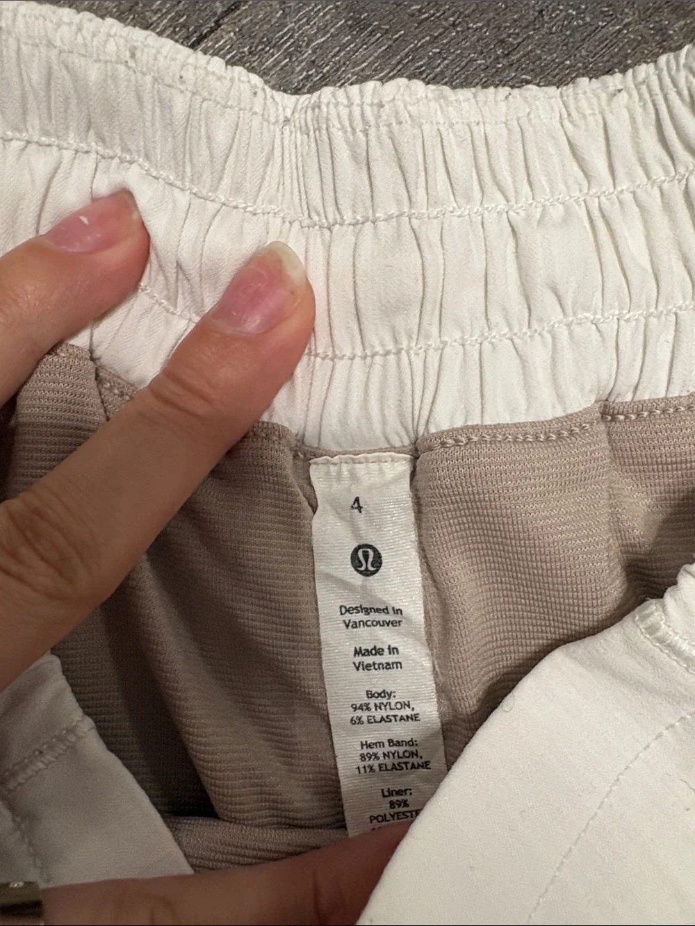Women’s White Lululemon Athletic Shorts – Lightweight Activewear